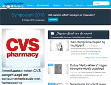 Tablet Screenshot of kwakzalverij.nl